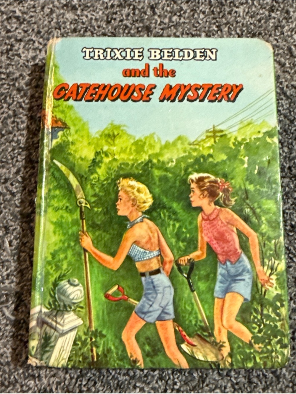 Trixie Belden And The Gatehouse Mystery Vintage Book Julie Campbell Hardcover
